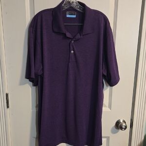 PGA Tour Deep Purple Polo Shirt